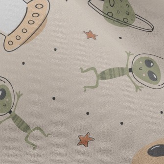 Tricky Space Aliens Chiffon