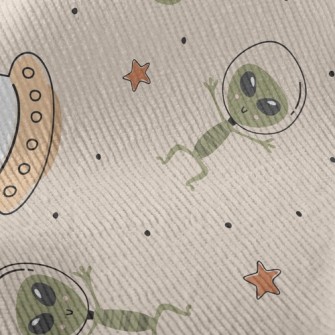 Tricky Space Aliens Standard Corduroy