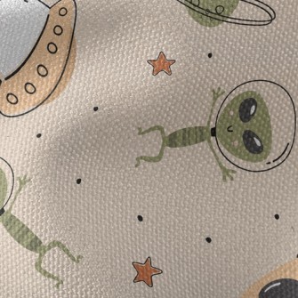 Tricky Space Aliens Waterproof Canvas
