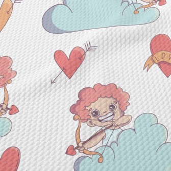 Little Cupid Boy Birdseye Piqué