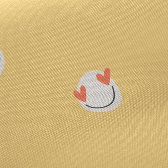 Love Eyes Smiley Face Twill