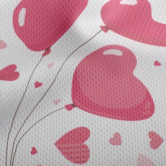 Big Love Balloon Athletic Mesh Flat Back