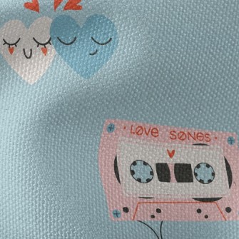 Couple Love Song Waterproof Canvas