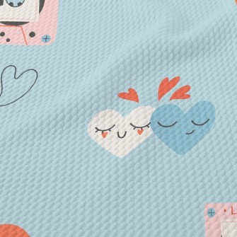 Couple Love Song Birdseye Piqué
