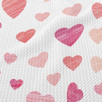 Lines Depict Love Birdseye Piqué