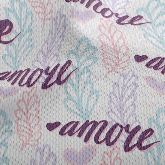Love Words Athletic Mesh Flat Back