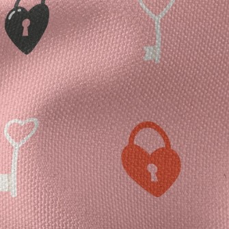 Love Lock Key Waterproof Canvas