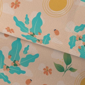 Art Style Flowers And Plants Waterproof Oxford