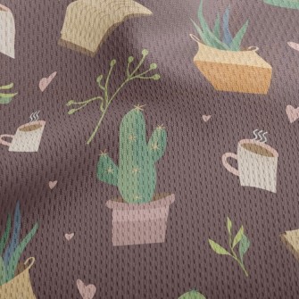 Healing Succulents Athletic Mesh Flat Back