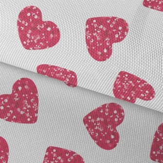 Sequined Hearts Waterproof Oxford