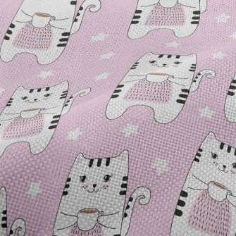 Enjoy Coffee Cat Performance Linen