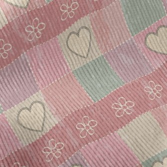 Patchwork Love Plaid Standard Corduroy