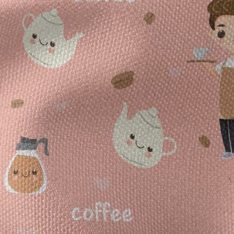 Coffee Shop Clerk Waterproof Canvas