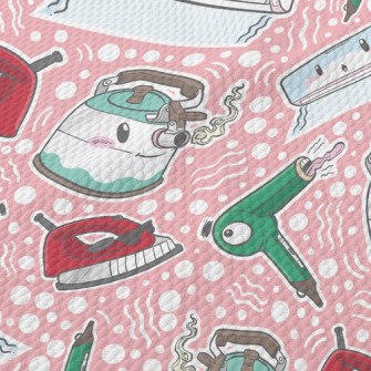 Cute Expression Electrical App Birdseye Piqué