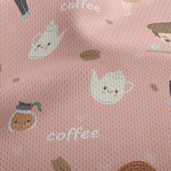 Coffee Shop Clerk Athletic Mesh Flat Back