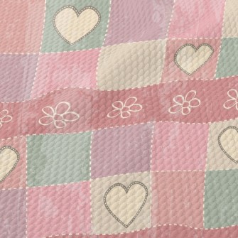 Patchwork Love Plaid Birdseye Piqué