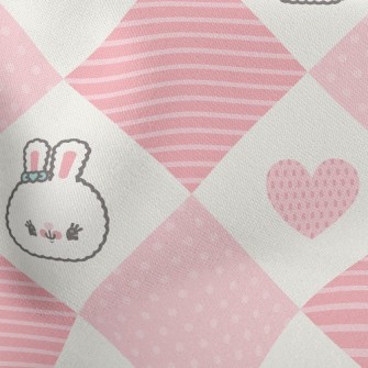 Plaid Love Rabbit Stretch Ponte