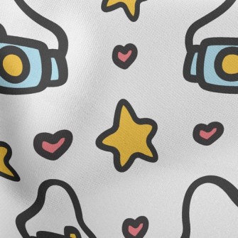 Childlike And Cute Camera Stretch Ponte