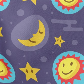 Big Eyes Sun Stars Moon Stretch Ponte