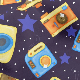 Retro Nostalgic Camera Micro Fleece
