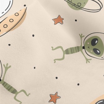 Tricky Space Aliens Micro Fleece
