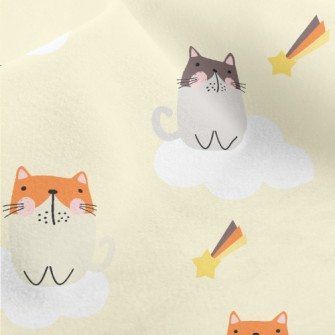 Meteor Cloud Cat Micro Fleece