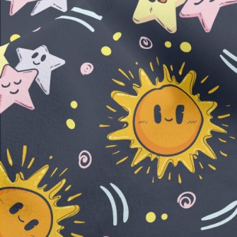 Sun And Stars Family Micro Fleece