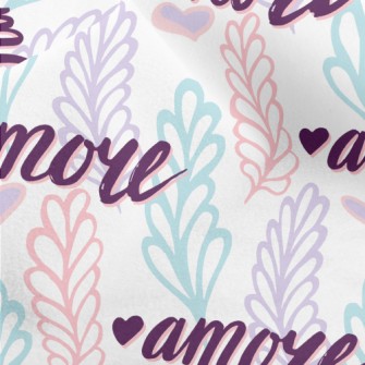 Love Words Micro Fleece