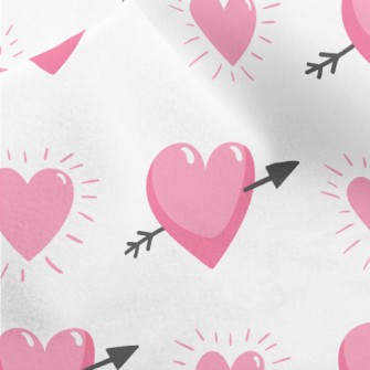 Heart-piercing Arrow Heart Micro Fleece