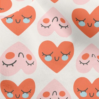 Close Eyes Shy Love Micro Fleece