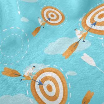 Target Arrow Man Minky
