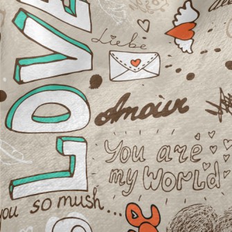Sweet Words Minky