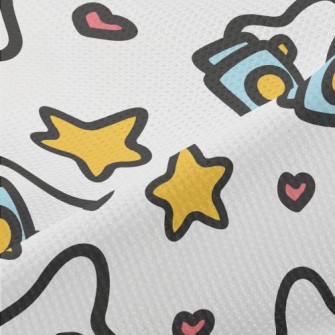 Childlike And Cute Camera Piqué