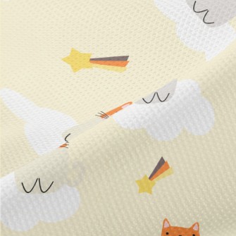 Meteor Cloud Cat Piqué