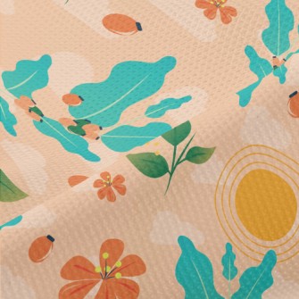 Art Style Flowers And Plants Piqué