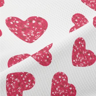 Sequined Hearts Piqué