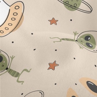 Tricky Space Aliens Lightweight Performance Linen