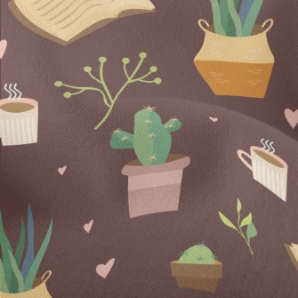 Healing Succulents Lightweight Performance Linen