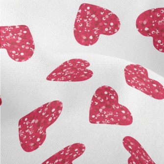 Sequined Hearts Lightweight Performance Linen