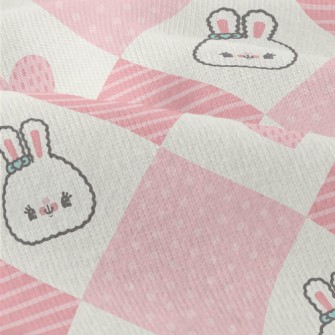 Plaid Love Rabbit Modern Jersey