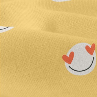 Love Eyes Smiley Face Modern Jersey