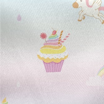 Fantasy Gradient Unicorn Jersey Backed Fleece