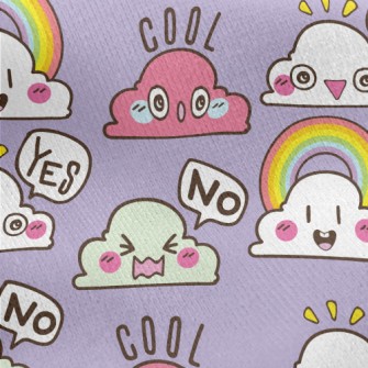 Conversation Mode Cloud Jersey Backed Fleece