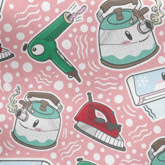 Cute Expression Electrical App Jersey Backed Fleece