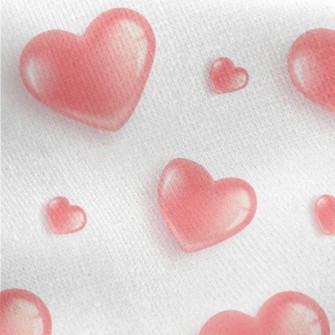 Three-dimensional Passionate L Jersey Backed Fleece