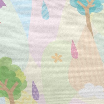 Fairy Tale Umbrella Bird Pongee