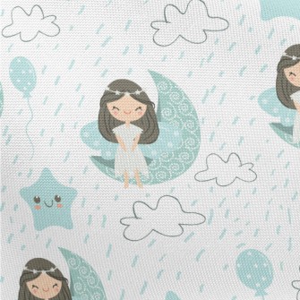 Goddess Of Stars And Moon Pongee