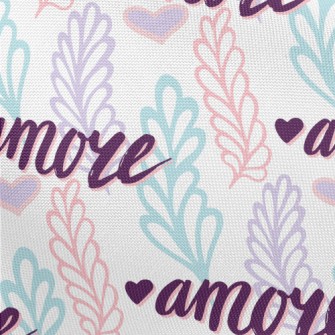 Love Words Pongee