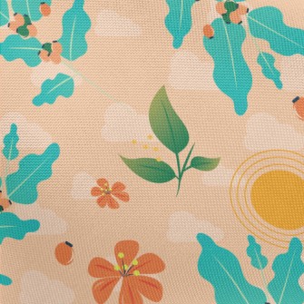 Art Style Flowers And Plants Pongee