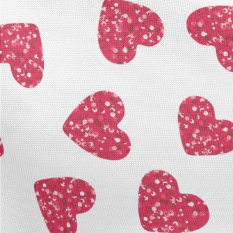 Sequined Hearts Pongee